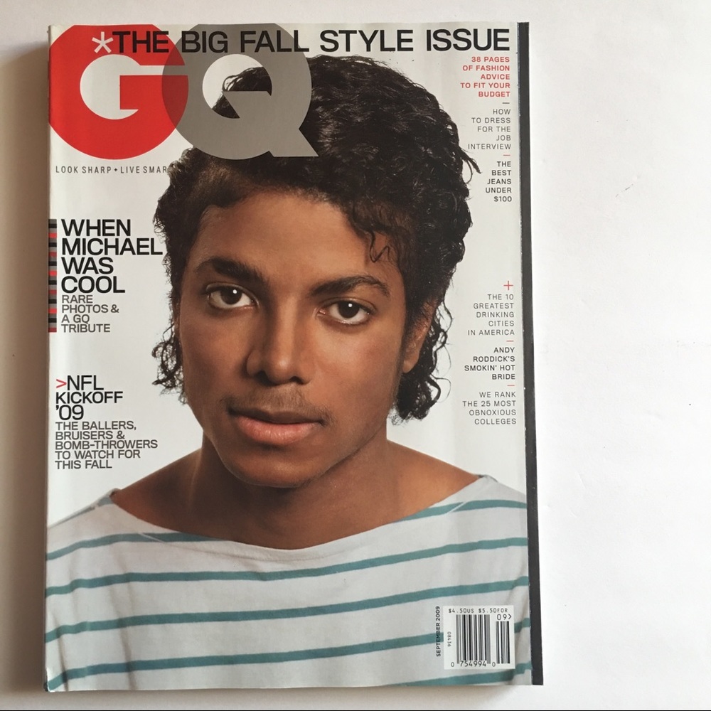 GQ Michael Jackson Feature Magazine